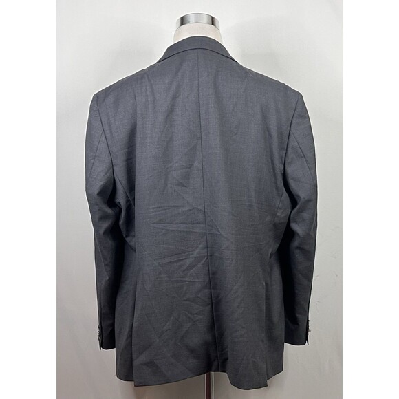 Joseph Abboud 50L Sport Coat Zignone Wool Gray Two Button Lined Double Vented - Picture 7 of 9